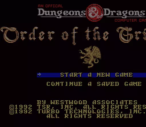 jeu Order of the Griffon